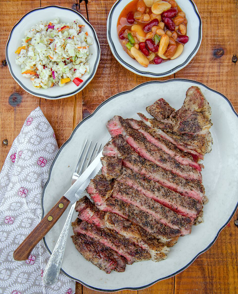 Reverse Sear T-Bone Steak - Whisked Away Kitchen