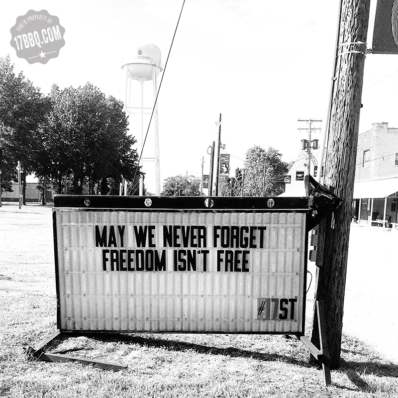 May We Never Forget Freedom Isn't Free