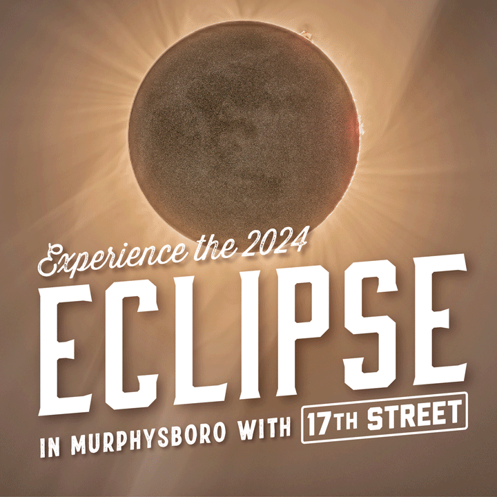 Experience the 2024 Eclipse in Murphysboro, IL with 17ST Barbecue (photo of full eclipse of the sun)